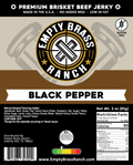 Premium Brisket Black Pepper Beef Jerky