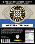 Premium Brisket Western Teriyaki Beef Jerky